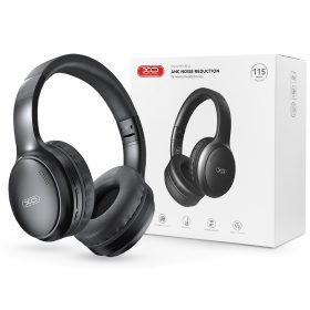   XO Wireless Bluetooth sztereó fejhallgató beépített mikrofonnal - XO            BE41Wireless Headphones ANC Noise Reduction - fekete
