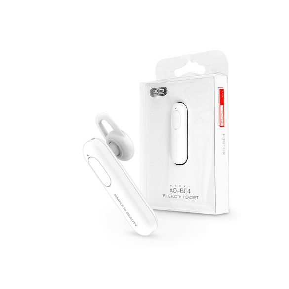 XO Wireless Bluetooth headset v4.2 - XO BE4 Wireless Bluetooth Earphone - fehér