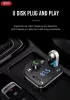 XO Bluetooth FM-transmitter/szivargyújtó töltő - 2xUSB + MP3 + FM-rádió - XO    BCC01 - fekete