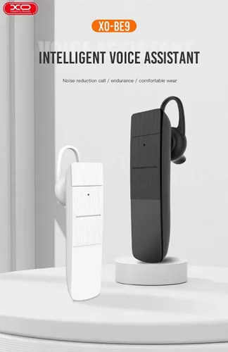 XO Wireless Bluetooth headset v5.0 - XO BE9 Wireless Bluetooth Earphone - fehér
