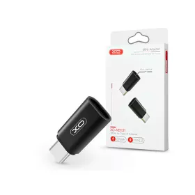   XO micro USB - Type-C adapter - XO NB131 Micro to Type-C Adapter - 2.1A - fekete