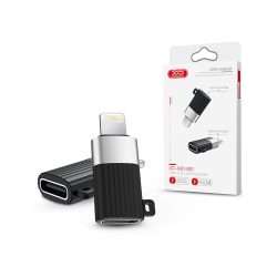   XO Type-C - Lightning adapter - XO NB149D Type-C to Lightning Adapter - 2.4A -  fekete/ezüst