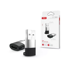   XO Type-C - USB adapter - XO NB149E Type-C to USB Adapter - 2.4A - fekete/ezüst