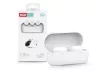 XO TWS Bluetooth sztereó headset v5.0 + töltőtok - XO X1 True Wireless Earphones with Charging Case - fehér