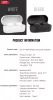 XO TWS Bluetooth sztereó headset v5.0 + töltőtok - XO X1 True Wireless Earphones with Charging Case - fehér