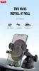 XO univerzális műszerfalra/szélvédőre helyezhető PDA/GSM autós tartó 4-6" méretűkészülékhez - XO C60 Car Holder - fekete