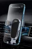 XO univerzális szellőzőrácsba illeszthető autós tartó - XO C86 Car Gravity PhoneHolder - fekete/ezüst