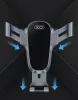 XO univerzális szellőzőrácsba illeszthető autós tartó - XO C86 Car Gravity PhoneHolder - fekete/ezüst