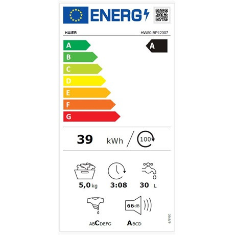 Haier HW50-BP12307-S mosógép elöltöltős