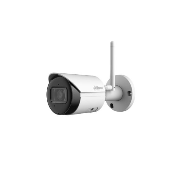 Dahua IP wifi Bullet kamera - IPC-HFW1430DS-SAW (4MP, 2,8mm, kültéri, 2,4GHz; H265, IR30m, IP67, SD; mikrofon; 12VDC)