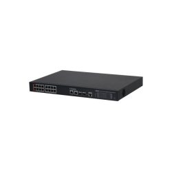  Dahua Menedzselhető PoE switch - S4220-16GT-190 (18x 1Gbps; 16x PoE/PoE+; 2x 1Gbps SFP; 190W)