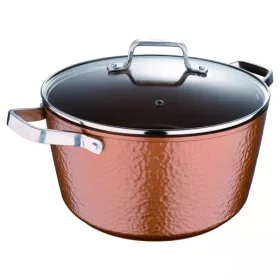 Bergner BG-34529-BK-KF lábas fedővel 28cm