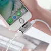 HOCO lightning + lightning adapter egyidőben történő töltéshez és zenehallgatáshoz - 5V/2A - HOCO LS24 - ezüst