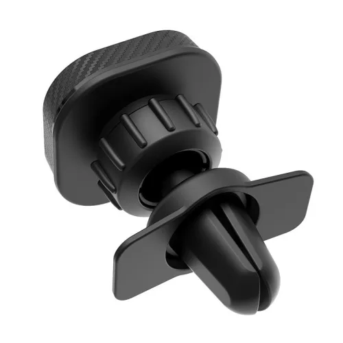 Univerzális szellőzőrácsba illeszthető mágneses PDA/GSM autós tartó - HOCO CA52 Air Outlet In-Car Magnetic Holder - fekete