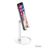 HOCO univerzális asztali telefon/tablet tartó 4,7-10nquot, méretű készülékhez - HOCO PH15 Aluminium Alloy Table Stand - ezüst