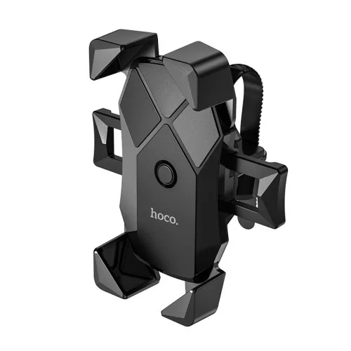 HOCO univerzális kerékpárra / motorkerékpárra szerelhető telefontartó 3,7-6,5"  méretű készülékekhez - fekete
