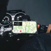 HOCO univerzális kerékpárra / motorkerékpárra szerelhető telefontartó 3,7-6,5"  méretű készülékekhez - fekete
