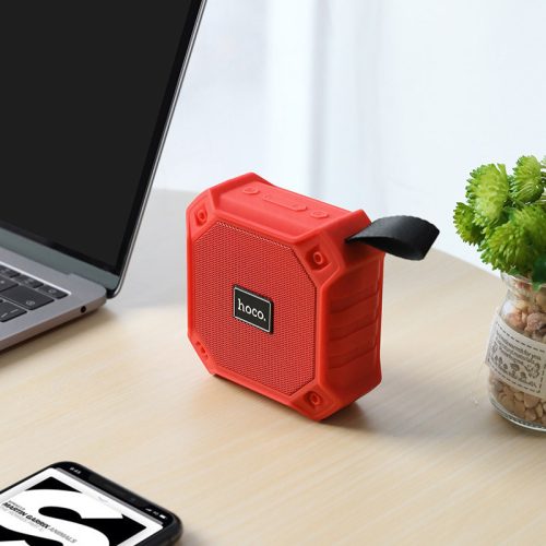 HOCO vezeték nélküli bluetooth hangszóró - HOCO BS34 Sports Wireless Speaker - piros