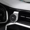 Univerzális szellőzőrácsba illeszthető mágneses PDA/GSM autós tartó - HOCO CA59 Strong Magnetic Holder - ezüst