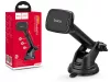 Univerzális műszerfalra/szélvédőre helyezhető mágneses PDA/GSM autós tartó - HOCO CA67 Super Magnetic Car Holder - fekete