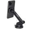 Univerzális műszerfalra/szélvédőre helyezhető mágneses PDA/GSM autós tartó - HOCO CA67 Super Magnetic Car Holder - fekete