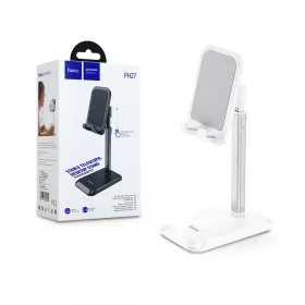   HOCO univerzális asztali telefon/tablet tartó 4,7-10nquot, méretű készülékhez - HOCO PH27 Stable Telescopic Desktop Stand - fehér