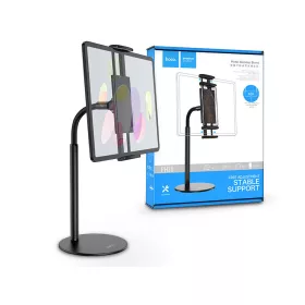   HOCO univerzális asztali telefon/tablet tartó 4,7-10nquot, méretű készülékhez - HOCO PH30 Metal Desktop Stand - fekete