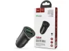HOCO 2xUSB szivargyújtó töltő adapter - HOCO Z39 Dual Port QC3.0 Quick Car      Charger - 18W - fekete