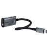 HOCO Type-C - HDMI konverter 15 cm-es vezetékkel - HOCO HB21 Type-C to HDMI     Converter 4K HD - fekete