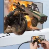 HOCO Type-C - HDMI konverter 15 cm-es vezetékkel - HOCO HB21 Type-C to HDMI     Converter 4K HD - fekete