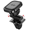 Univerzális szellőzőrácsba illeszthető mágneses PDA/GSM autós tartó - HOCO S49  Air Outlet Magnetic Car Holder - fekete