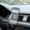 Univerzális szellőzőrácsba illeszthető mágneses PDA/GSM autós tartó - HOCO S49  Air Outlet Magnetic Car Holder - fekete