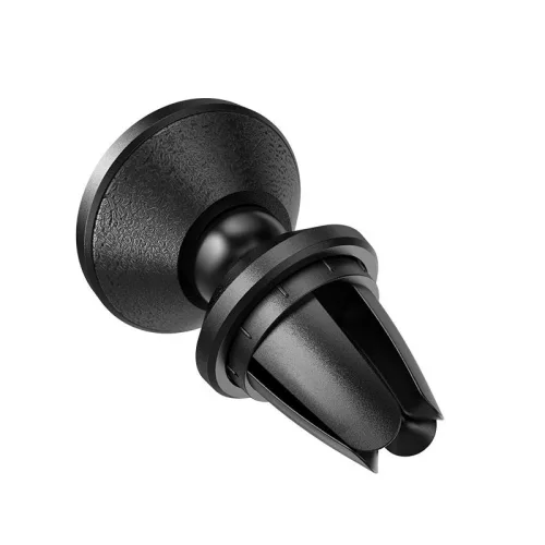 Univerzális szellőzőrácsba illeszthető mágneses PDA/GSM autós tartó - HOCO CA81 Ligue Magnetic Holder - fekete