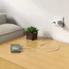 HOCO Qi univerzális vezeték nélküli töltő állomás - 15W - HOCO CW30 Pro MagneticWireless Fast Charger - ezüst