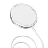 HOCO Qi univerzális vezeték nélküli töltő állomás - 15W - HOCO CW30 Pro MagneticWireless Fast Charger - ezüst