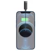 HOCO Qi univerzális vezeték nélküli töltő állomás - 15W - HOCO CW31 Magnetic    MagSafe Fast Charger - fekete