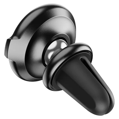 Univerzális szellőzőrácsba illeszthető mágneses PDA/GSM autós tartó - HOCO CA88 Metal Magnetic Car Holder - fekete