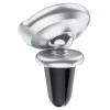 Univerzális szellőzőrácsba illeszthető mágneses PDA/GSM autós tartó - HOCO CA88 Metal Magnetic Car Holder - ezüst/fekete