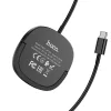 HOCO Qi univerzális vezeték nélküli töltő állomás telefontartó funkcióval - 15W - HOCO CW35Holder MagSafe Fast Charger - fekete