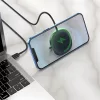 HOCO Qi univerzális vezeték nélküli töltő állomás telefontartó funkcióval - 15W - HOCO CW35Holder MagSafe Fast Charger - fekete
