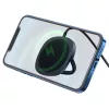 HOCO Qi univerzális vezeték nélküli töltő állomás telefontartó funkcióval - 15W - HOCO CW35Holder MagSafe Fast Charger - fekete