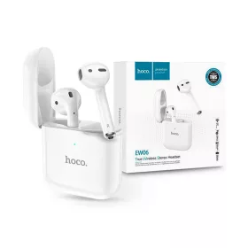   HOCO TWS Bluetooth sztereó headset v5.1 + töltőtok - HOCO EW06 True Wireless    Earphones with Charging Case - fehér