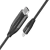 HOCO Type-C - HDMI kábel 2 m-es vezetékkel - HOCO UA16 Type-C to HDMI Adapter 4KUltra HD - fekete