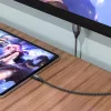 HOCO Type-C - HDMI kábel 2 m-es vezetékkel - HOCO UA16 Type-C to HDMI Adapter 4KUltra HD - fekete