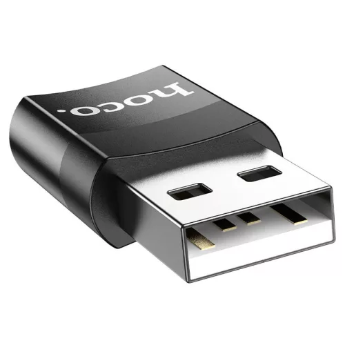 USB Type-C - USB OTG adapter - HOCO UA17 - fekete