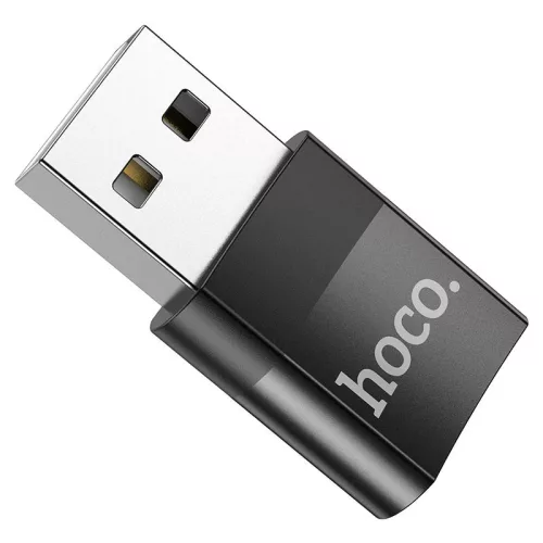 USB Type-C - USB OTG adapter - HOCO UA17 - fekete