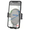 HOCO szellőzőrácsba illeszthető vezeték nélküli autós tartó/gyorstöltő - 15 W - HOCO CA105 Wireless Charging Car Holder - fekete