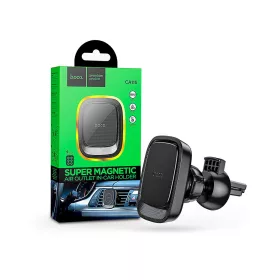   HOCO szellőzőrácsba illeszthető mágneses autós tartó - HOCO CA115 Magnetic Air  Outlet Holder - fekete