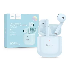   HOCO TWS Bluetooth sztereó headset v5.3 + töltőtok - HOCO EW19 Plus True        Wireless Earphones with Charging Case - kék