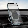 HOCO univerzális szellőzőrácsba illeszthető  autós tartó 4,7-7'' méretű készülékekhez - HOCO H7 Gravity Air Vent Car Holder - fekete